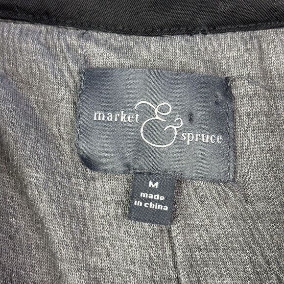 Y2K Market & spruce Hooded Jacket M Utility Boho Drawstring Waist Oversized - Picture 9 of 16